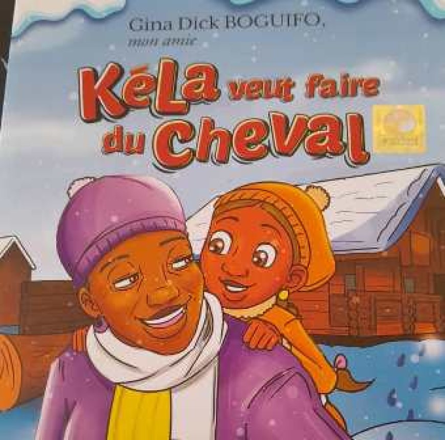 Gina Boguifo présente son ouvrage ''Kéla veut faire du cheval"