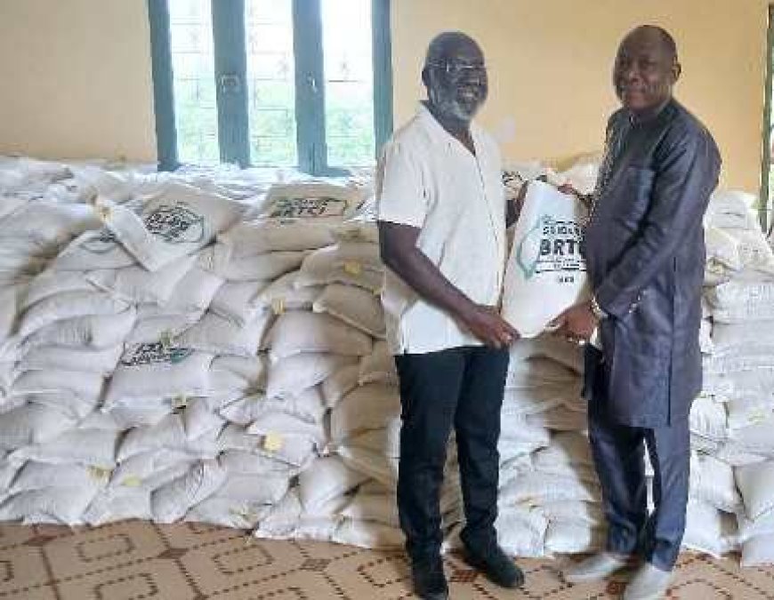 Région du Gôh : Le ministre Alcide Djédjé offre 18 tonnes de riz pour la Tabaski et la Pentecôte