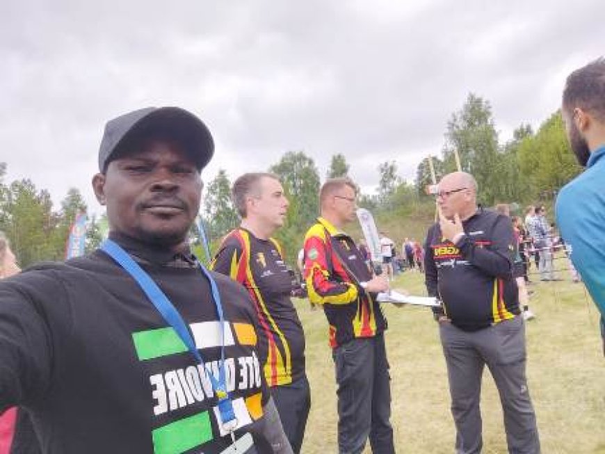 Course d’orientation : Eugène Kouassi Blé poursuit son immersion au cœur de la Coupe du Monde en Suède