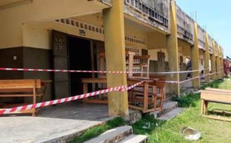 Frayeur au collège Albert Yédé de Gomon : Un bâtiment s’effondre en pleine période scolaire