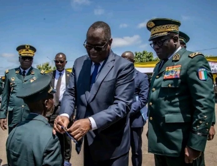 Bouaké : 212 nouveaux sergents intègrent les forces armées de six pays africains à l’ENSOA