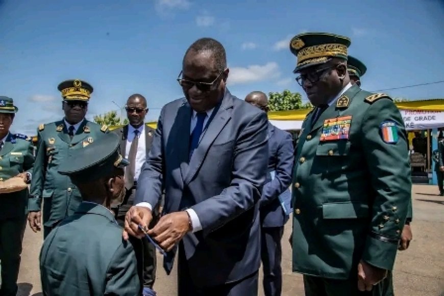 Bouaké : 212 nouveaux sergents intègrent les forces armées de six pays africains à l’ENSOA