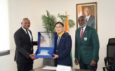 Coopération Sportive : Le Ministère des Sports renforce les liens entre la Côte d'Ivoire et la Corée du Sud