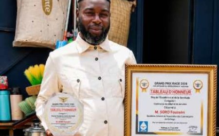 Korhogo : Soro Fousseni remporte le Prix Or panafricain du meilleur défenseur des droits du commerçant