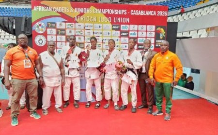 Championnat d’Afrique juniors de judo : la Côte d’Ivoire décroche quatre nouvelles médailles à Casablanca