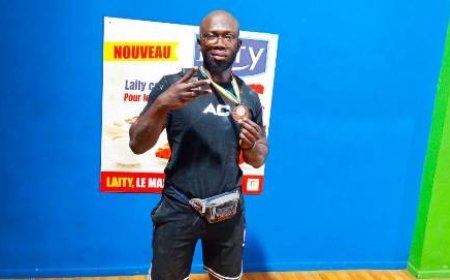 Championnat national de powerlifting 2026 : YAO Boris décroche le bronze chez les moins de 105 kg