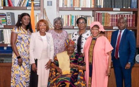Audience de la Grande Chancelière honoraire, Professeure Henriette Dagri Diabaté