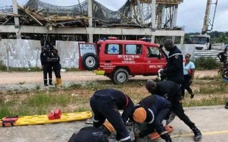 Agboville : Chute d'un échafaudage au quartier Résidentiel, plusieurs blessés évacués