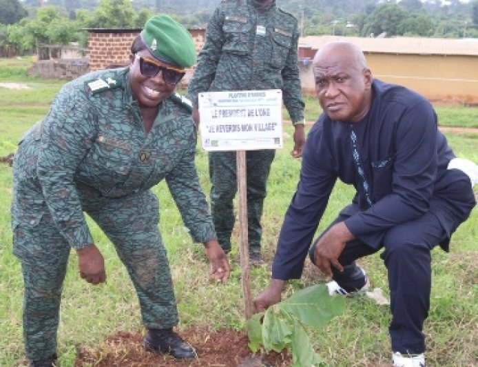 Diégonéfla : À Gouéda, 1 500 arbres plantés pour reverdir la forêt et semer les graines de la paix