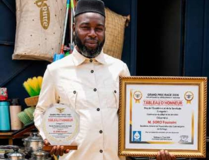 Korhogo : Soro Fousseni remporte le Prix Or panafricain du meilleur défenseur des droits du commerçant