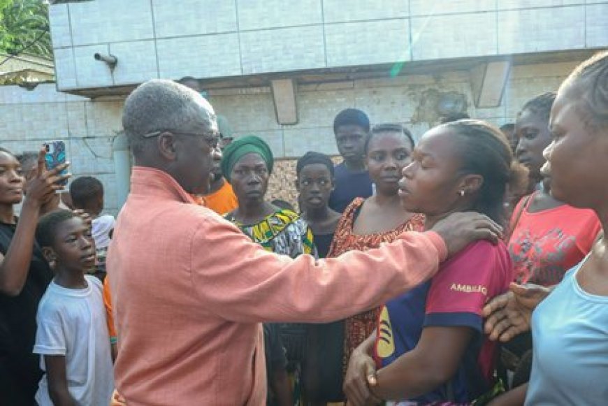 Yopougon : Adama Bictogo au chevet des victimes après l’effondrement meurtrier d’habitations à Niangon-Adjamé