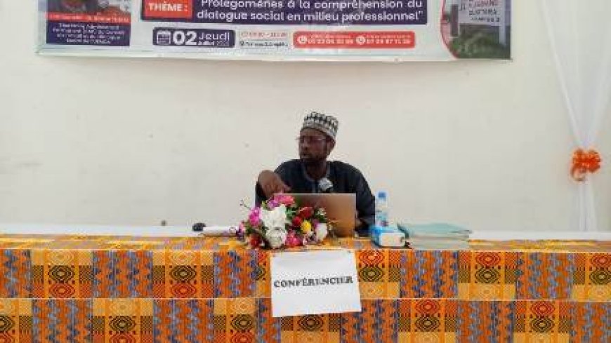 Bouaké : Le dialogue social en milieu professionnel au centre d'une conférence publique à l’Université Alassane Ouattara