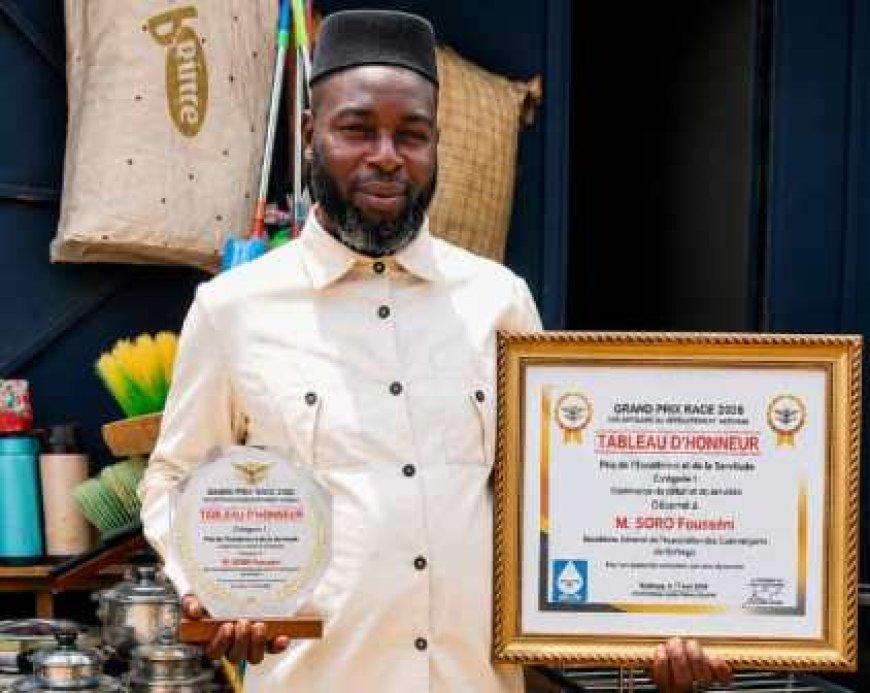 Korhogo : Soro Fousseni remporte le Prix Or panafricain du meilleur défenseur des droits du commerçant
