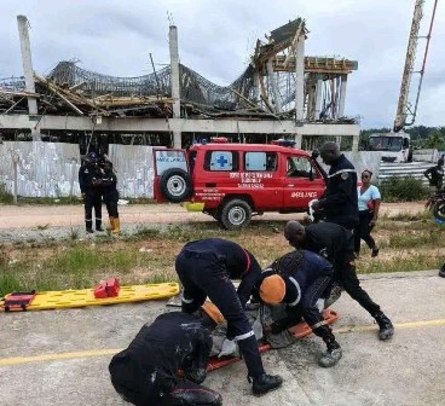 Agboville : Chute d'un échafaudage au quartier Résidentiel, plusieurs blessés évacués