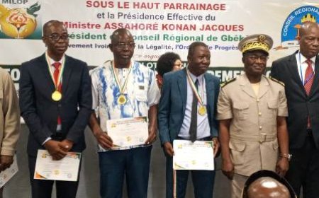 Bouaké : Une soixantaine d’acteurs du développement distingués par le MILOP