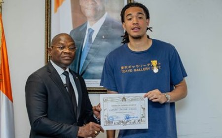 Basketball : Pacôme Dadiet élevé au grade d’Officier du Mérite Sportif Ivoirien