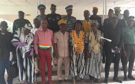 Danané : Autorités, forces de sécurité et chefs de villages unis contre l’orpaillage illicite