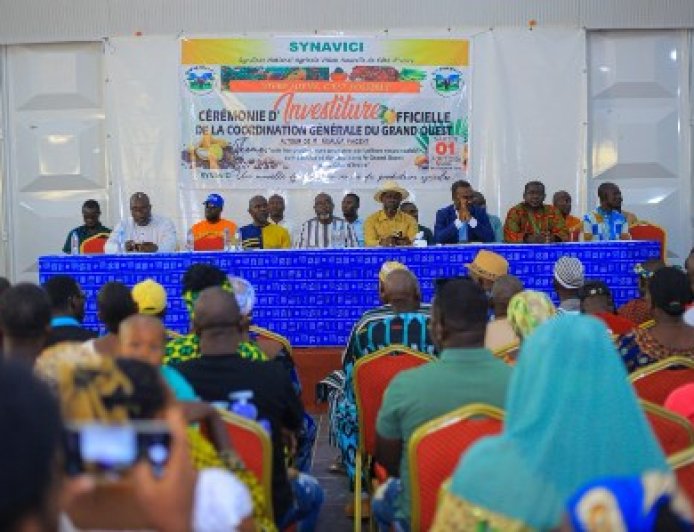 Man : Installation de la coordination Grand ouest : Le SYNAVICI réclame un audit de la gestion des stocks de cacao