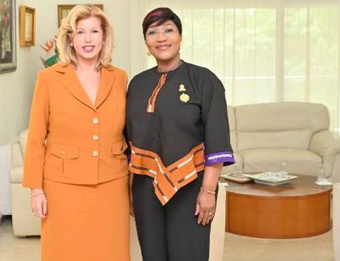 Dominique Ouattara reçoit Marie-Laure N’Goran, nouvelle présidente de l’UNJCI