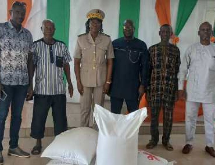Fête de l’Indépendance : 5,5 tonnes de riz pour les populations du Grand Ouragahio