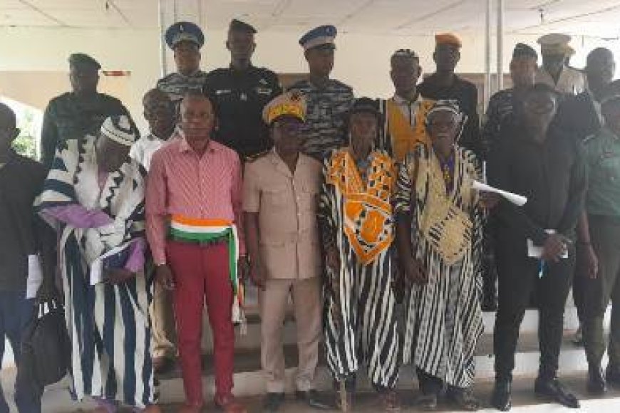 Danané : Autorités, forces de sécurité et chefs de villages unis contre l’orpaillage illicite