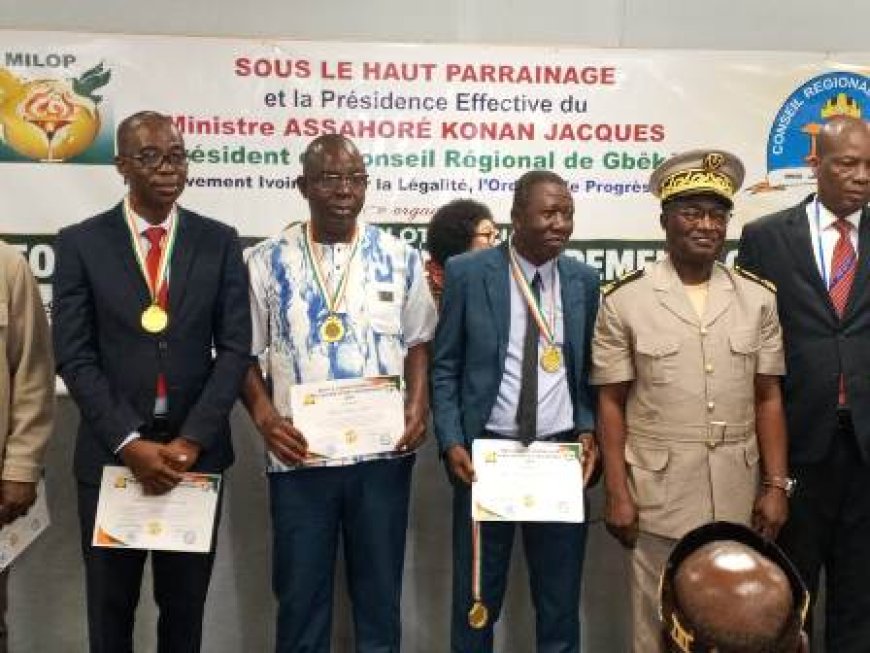 Bouaké : Une soixantaine d’acteurs du développement distingués par le MILOP