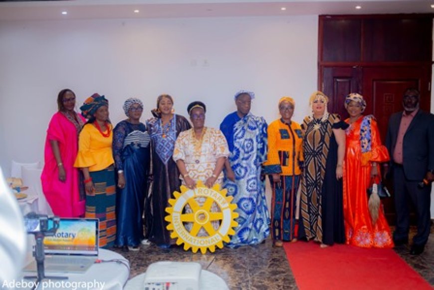 Rotary Club Abidjan Massina : Françoise AYE SONA prend le collier et dévoile ses priorités