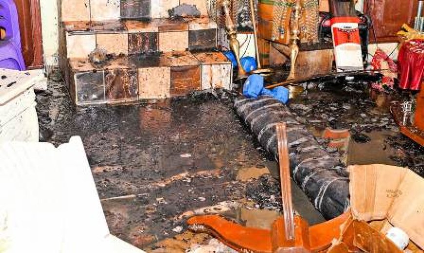 Bouaké : Un violent incendie ravage un logement au-dessus du supermarché Bon Prix, quatre enfants sauvés
