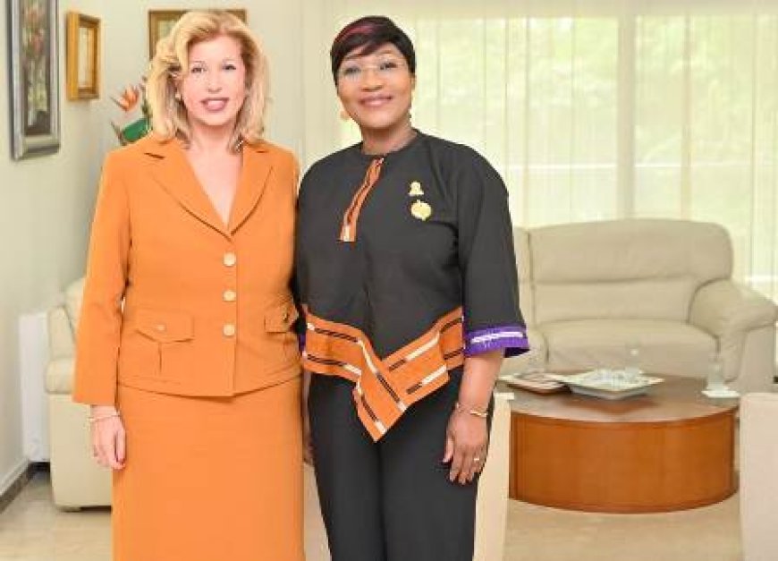 Dominique Ouattara reçoit Marie-Laure N’Goran, nouvelle présidente de l’UNJCI