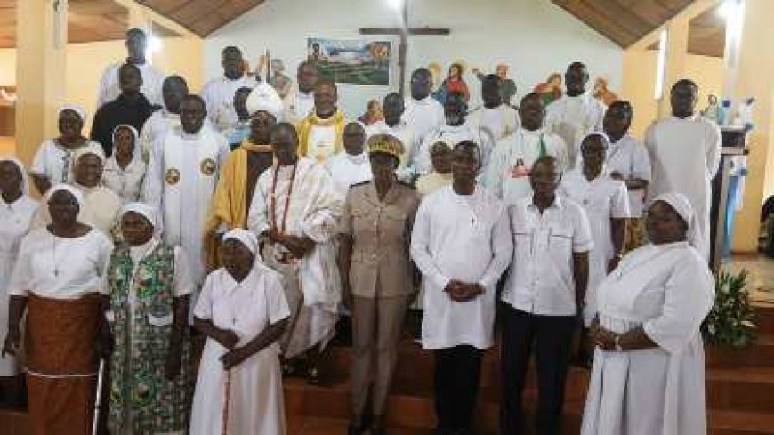 Dix ans de grâce et de fraternité : La diaspora de l’archidiocèse de Gagnoa en fête à Kpapékou