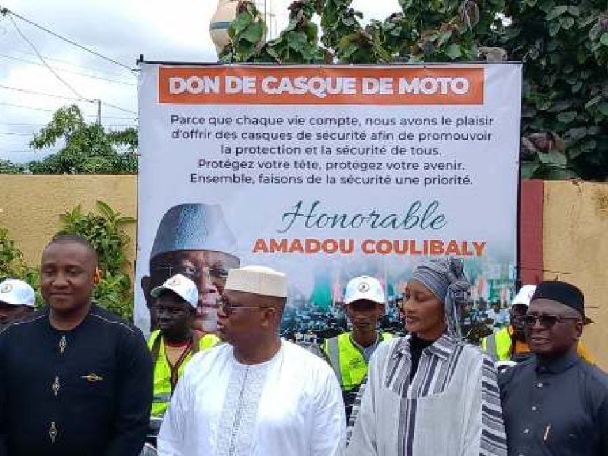 Korhogo : AM’S offre 70 motos aux conducteurs de taxis-motos et mise sur le civisme routier