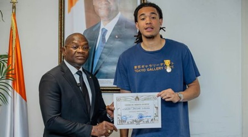 Basketball : Pacôme Dadiet élevé au grade d’Officier du Mérite Sportif Ivoirien