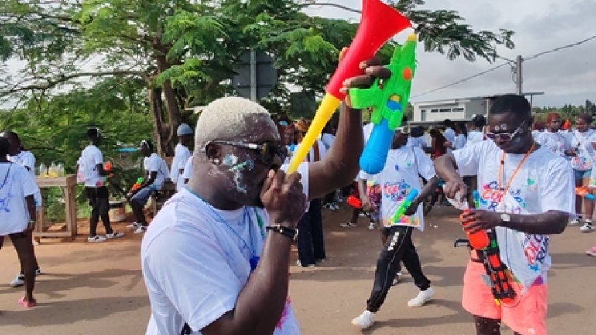 Climbié Color Run : Assinie-Mafia emportée par une déferlante de couleurs et de ferveur