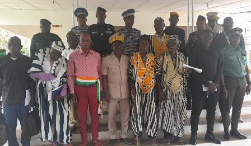 Danané : Autorités, forces de sécurité et chefs de villages unis contre l’orpaillage illicite