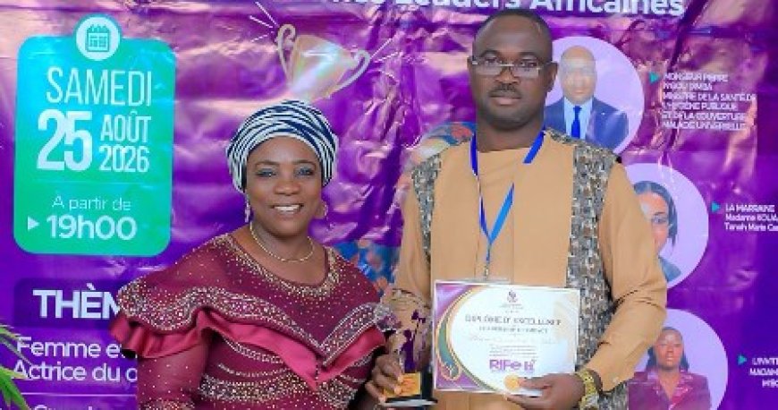 Célébration du mérite africain : Gnamien H.Joël EHU reçoit une distinction régionale