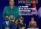 "Les Valeurs de la République" : Sita Ouattara,la meilleure maire de Côte d' Ivoire  à l'honneur