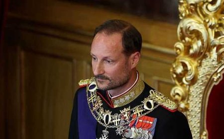 Xi félicite le roi Haakon VIII de Norvège pour son accession au trône
