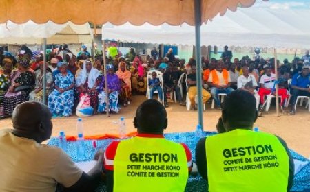 Bouaké : Le président du comité de gestion du marché de Kôkô présente sa vision aux commerçants