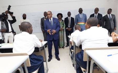 Rentrée scolaire 2026-2027 : N'Guessan Koffi sur le terrain pour vérifier le démarrage effectif des cours