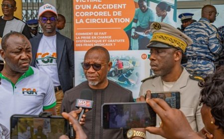 Agboville/Accidents de la route : Le FGA explique le circuit de prise en charge médicale des accidentés