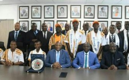 Jeux Universitaires Africains : Les médaillés ivoiriens reçus par le ministre Adjé Silas Metch