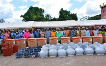 Poro : Madjara Tiégbana Coulibaly apporte d’importants appuis matériel et financier aux femmes de Korhogo