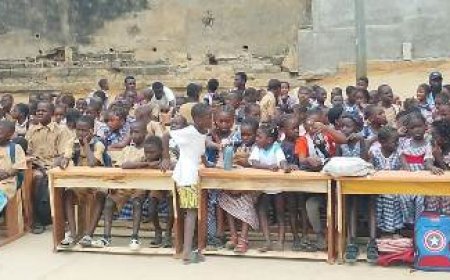 L’ONG Secours International Djaba Fanta équipe l’EPP Abobo Clouetcha de 64 tables-bancs