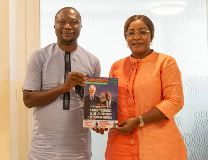 Média : Le maire Harlette Badou salue le professionnalisme de « Collectivité Mag »
