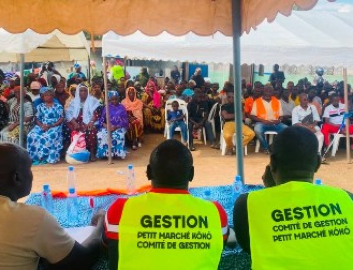 Bouaké : Le président du comité de gestion du marché de Kôkô présente sa vision aux commerçants