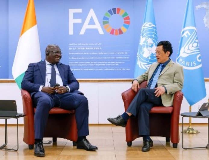 Productions vivrières : Bernard Kini Comoé sollicite l’appui de la FAO
