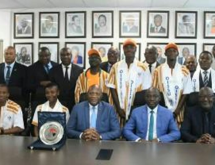 Jeux Universitaires Africains : Les médaillés ivoiriens reçus par le ministre Adjé Silas Metch