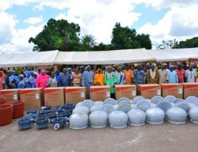 Poro : Madjara Tiégbana Coulibaly apporte d’importants appuis matériel et financier aux femmes de Korhogo