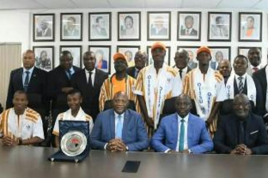 Jeux Universitaires Africains : Les médaillés ivoiriens reçus par le ministre Adjé Silas Metch