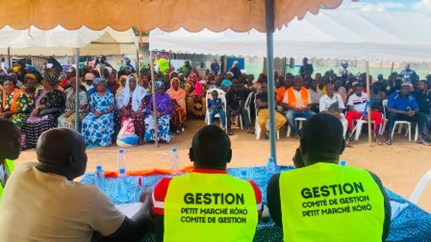 Bouaké : Le président du comité de gestion du marché de Kôkô présente sa vision aux commerçants